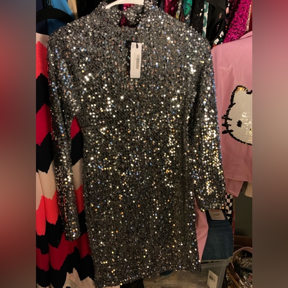 Nasty Gal Petite Sequin Dress - Picture 6 of 6